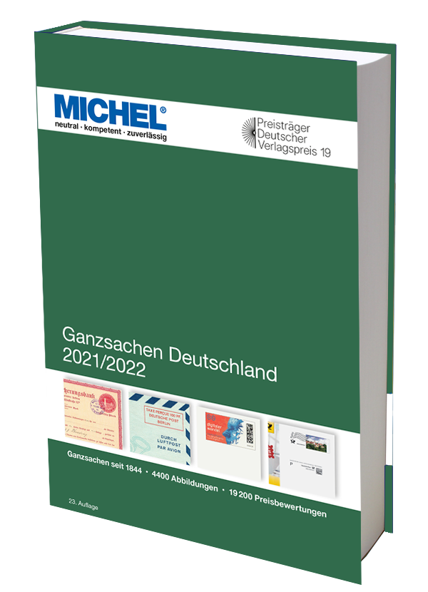 Poštovní celiny / Ganzsachen Deutschland 2021/2022 MICHEL katalog známek