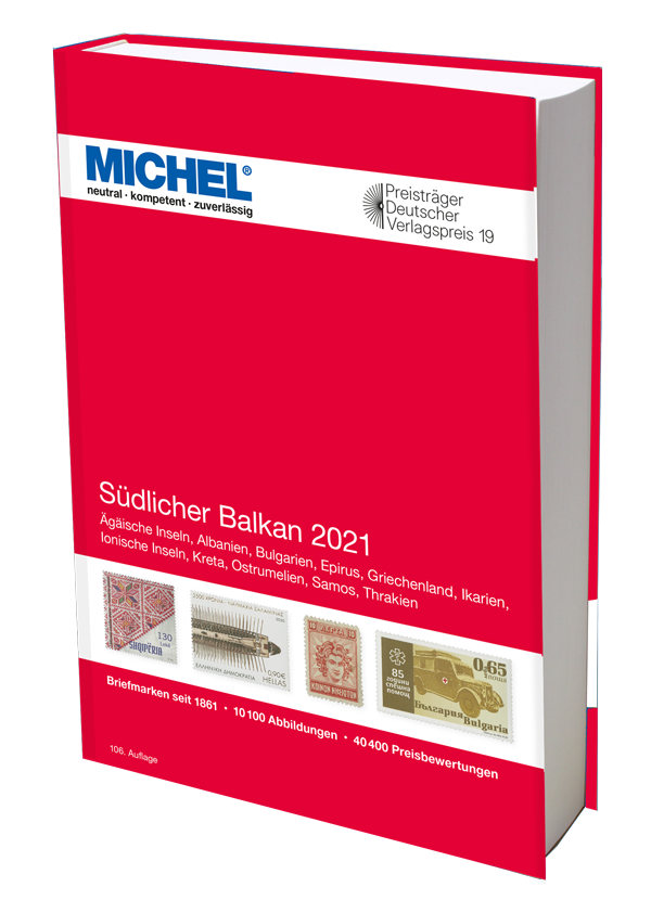 Südlicher Balkan 2021 / Jižní Balkán  MICHEL katalog známek