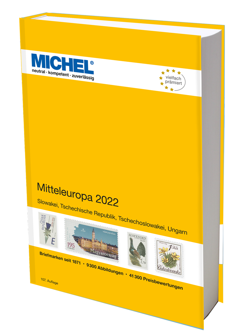 Mitteleuropa 2022 MICHEL katalog známek