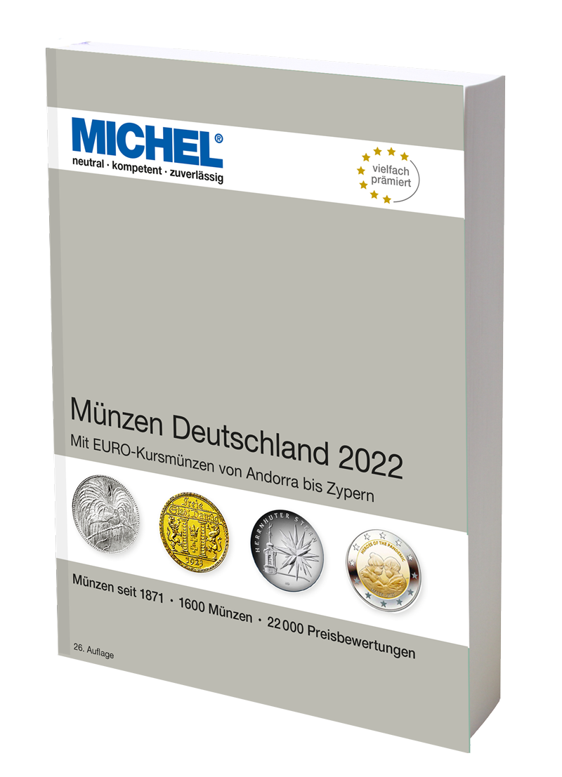 Münzen Deutschland 2022 MICHEL katalog mincí