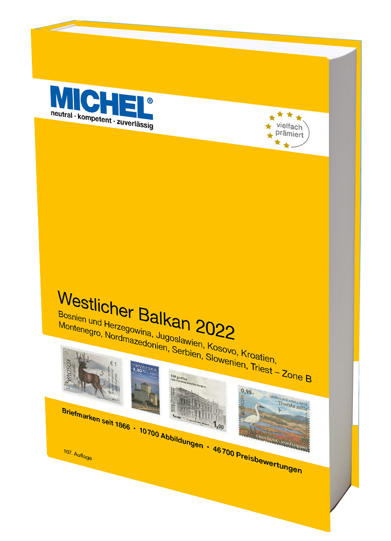 Westlicher Balkan 2022 / Západní Balkán  MICHEL katalog známek