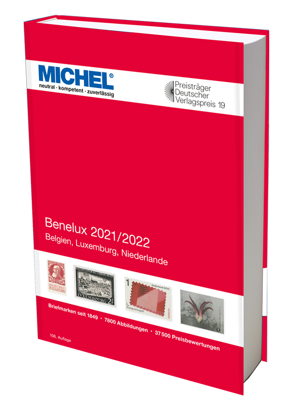Benelux 2021/2022  MICHEL katalog známek