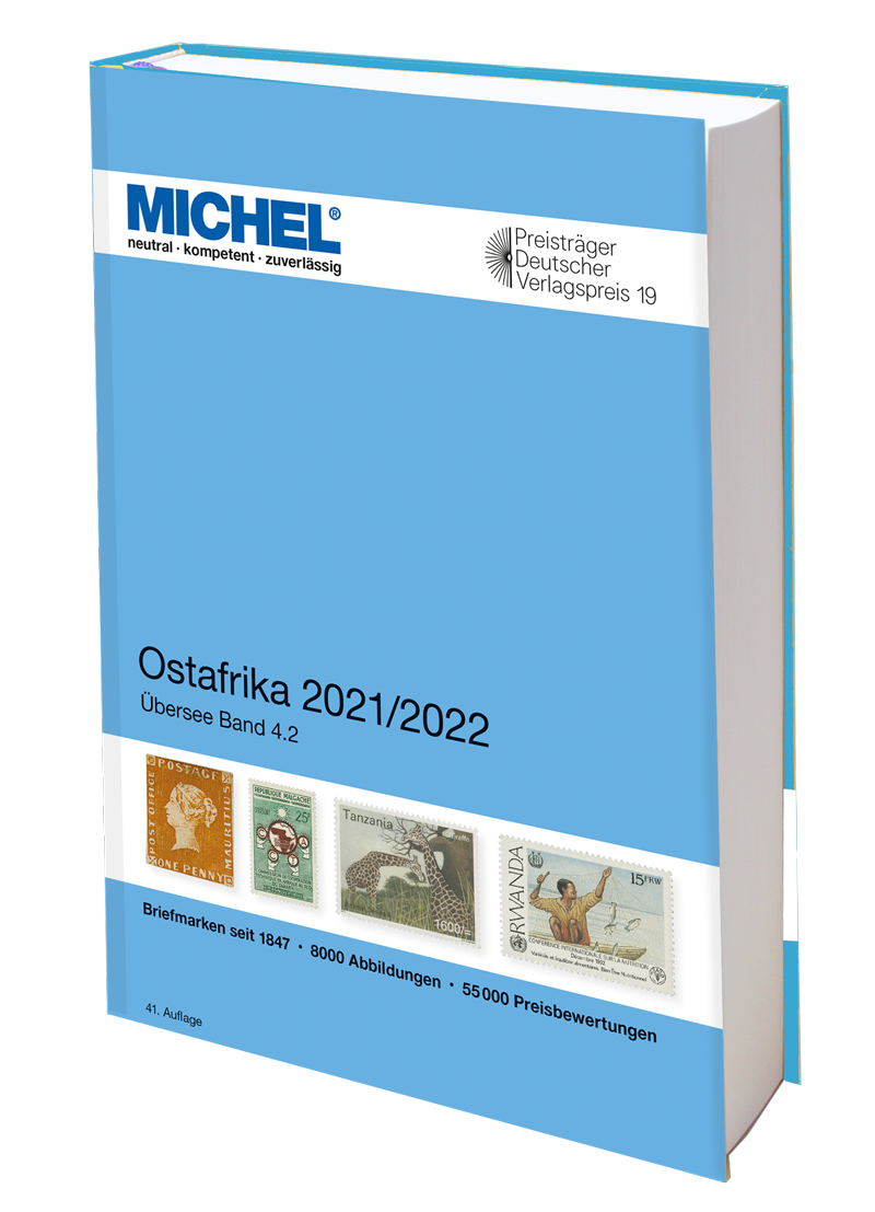 Ostafrika 2021/2022 MICHEL katalog známek