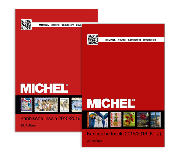 Karibische Inseln Set 2015/2016 (2 svazky) MICHEL katalog známek