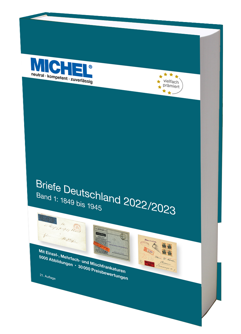 Briefe Deutschland 2022/2023 - Band 1: 1849 bis 1945 MICHEL katalog známek