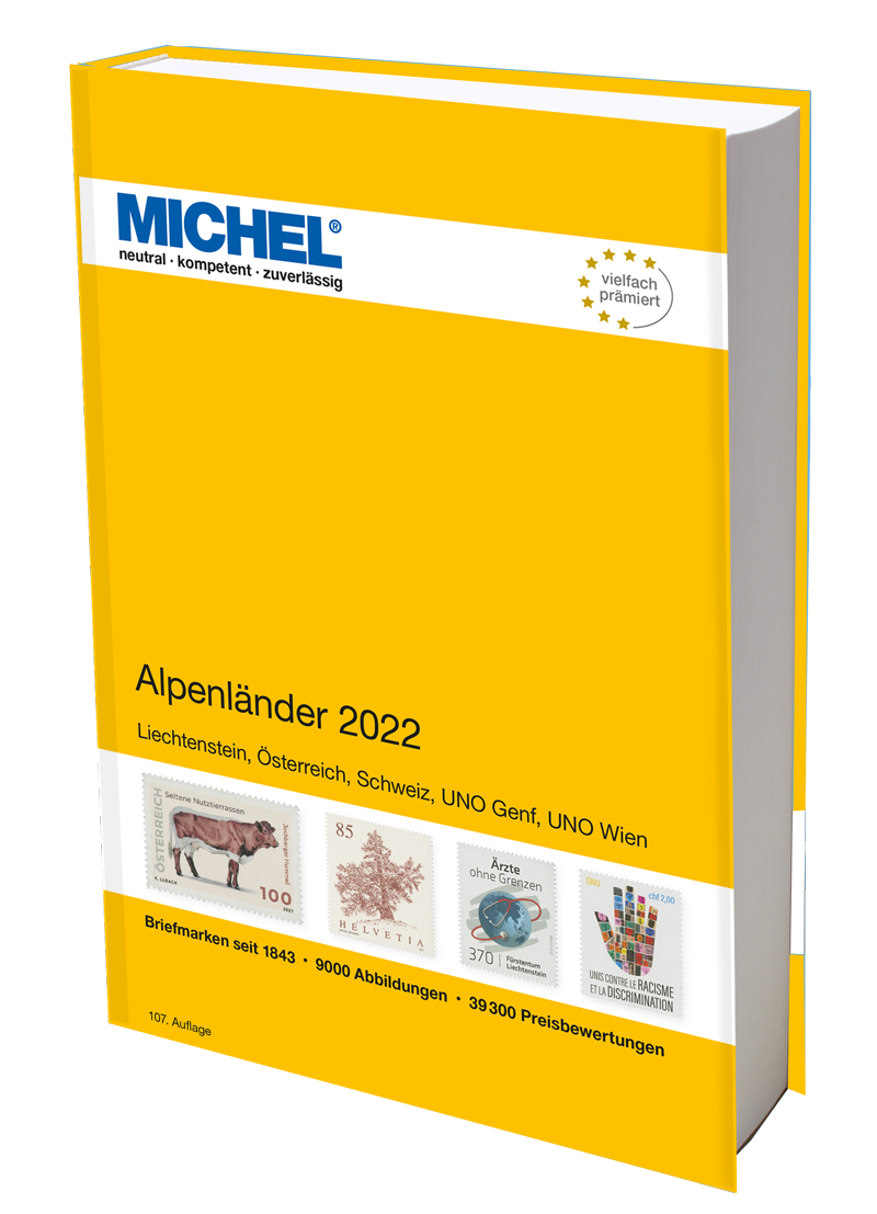 Alpenländer 2022  MICHEL katalog známek