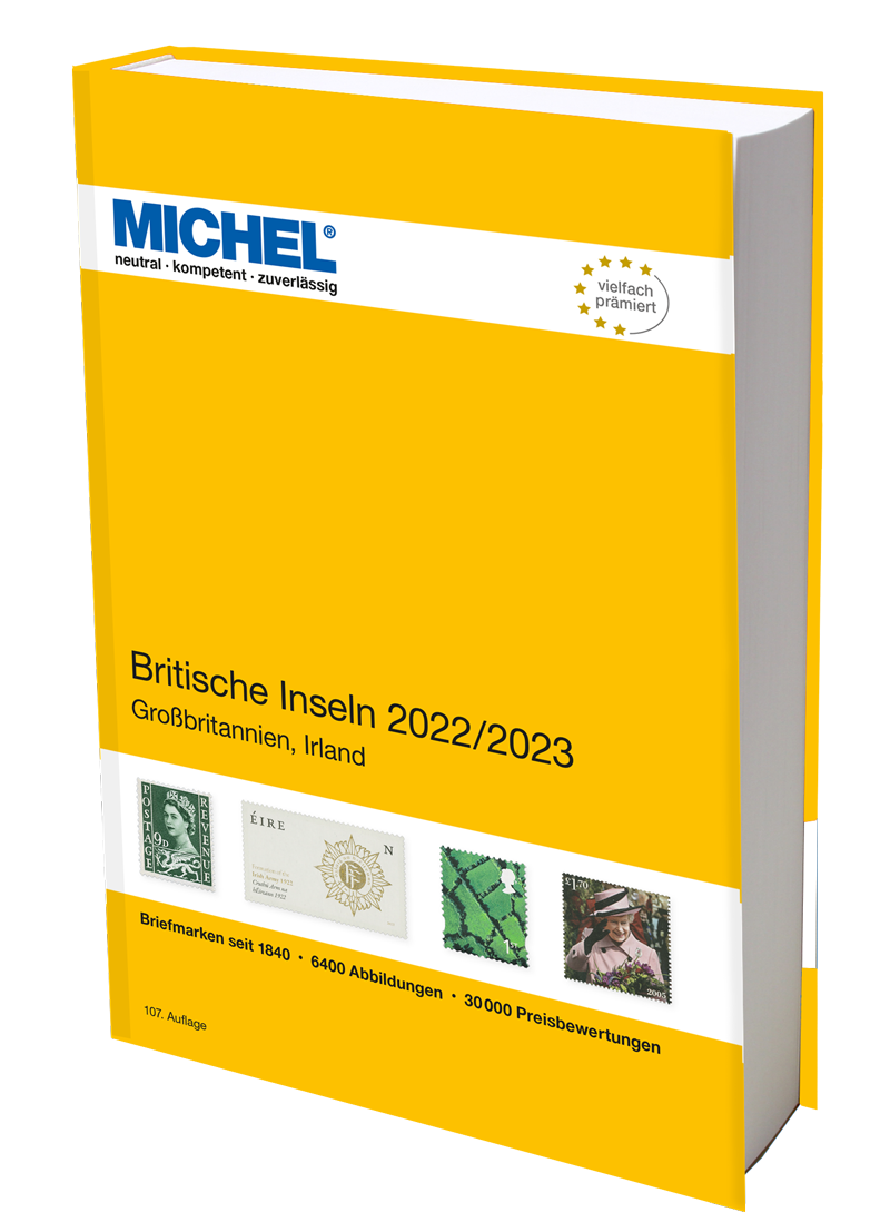 Britische Inseln 2022/2023 MICHEL katalog známek