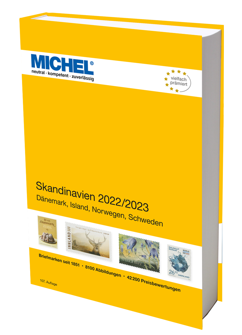 Skandinavien 2022/2023  MICHEL katalog známek