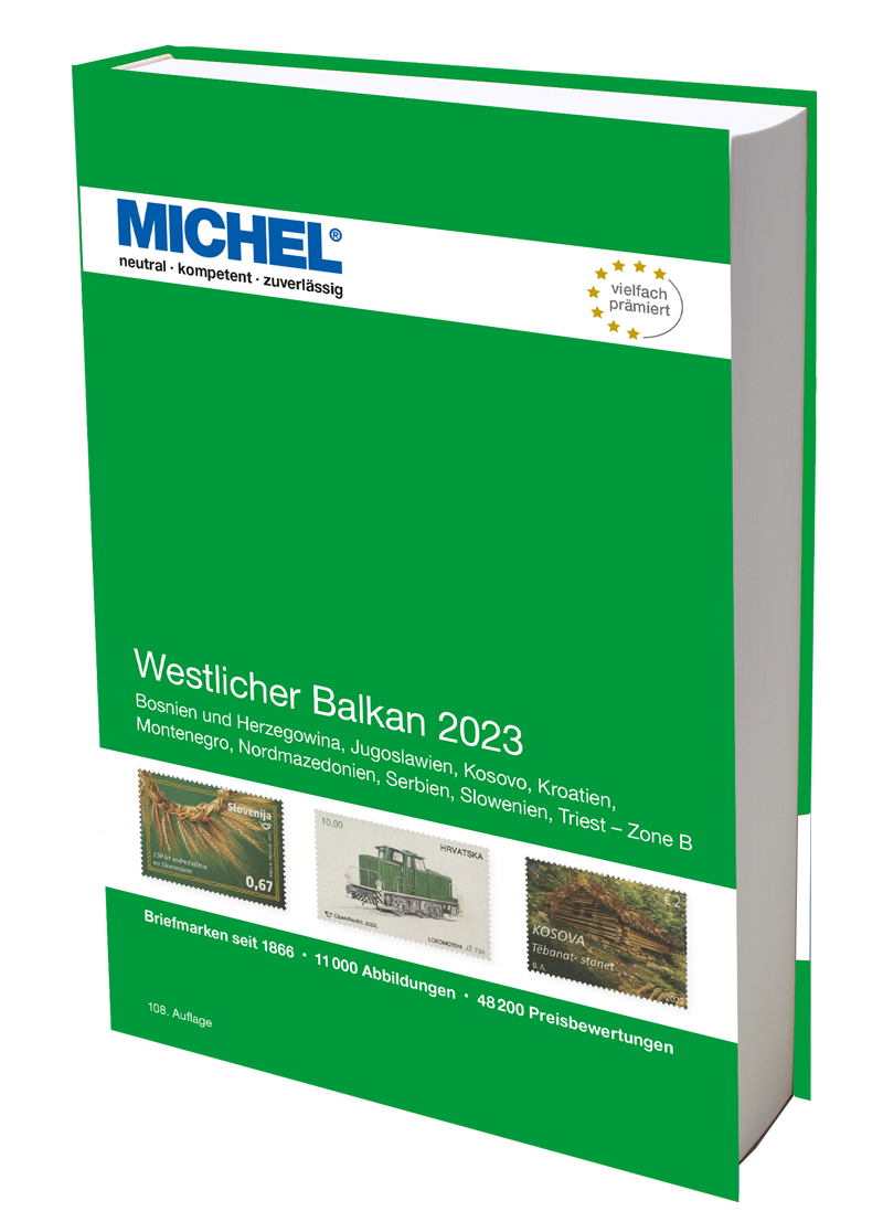 Westlicher Balkan 2023 / Západní Balkán  MICHEL katalog známek