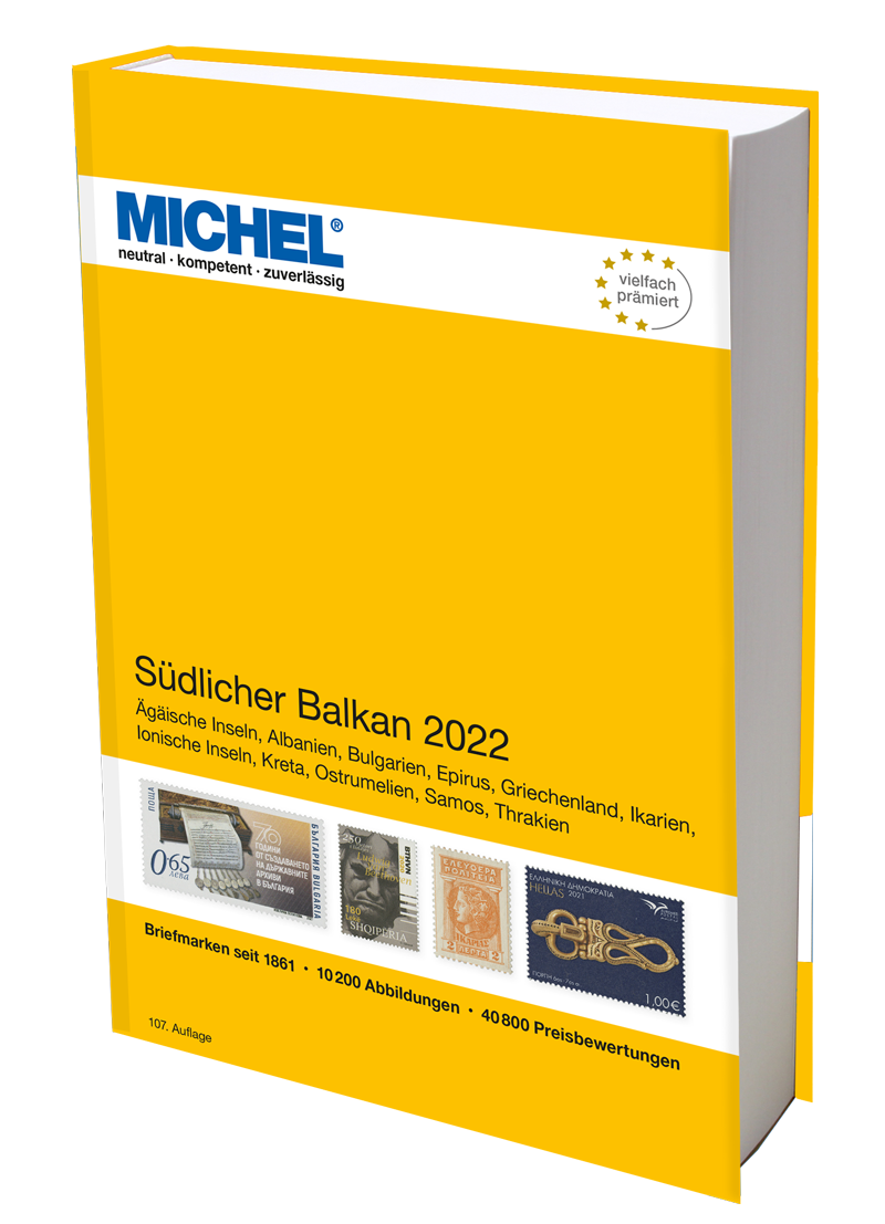 Südlicher Balkan 2022 / Jižní Balkán  MICHEL katalog známek