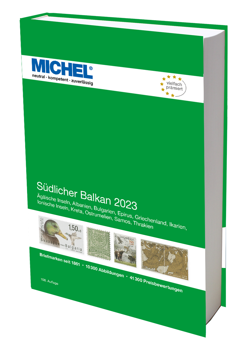 Südlicher Balkan 2023 / Jižní Balkán  MICHEL katalog známek