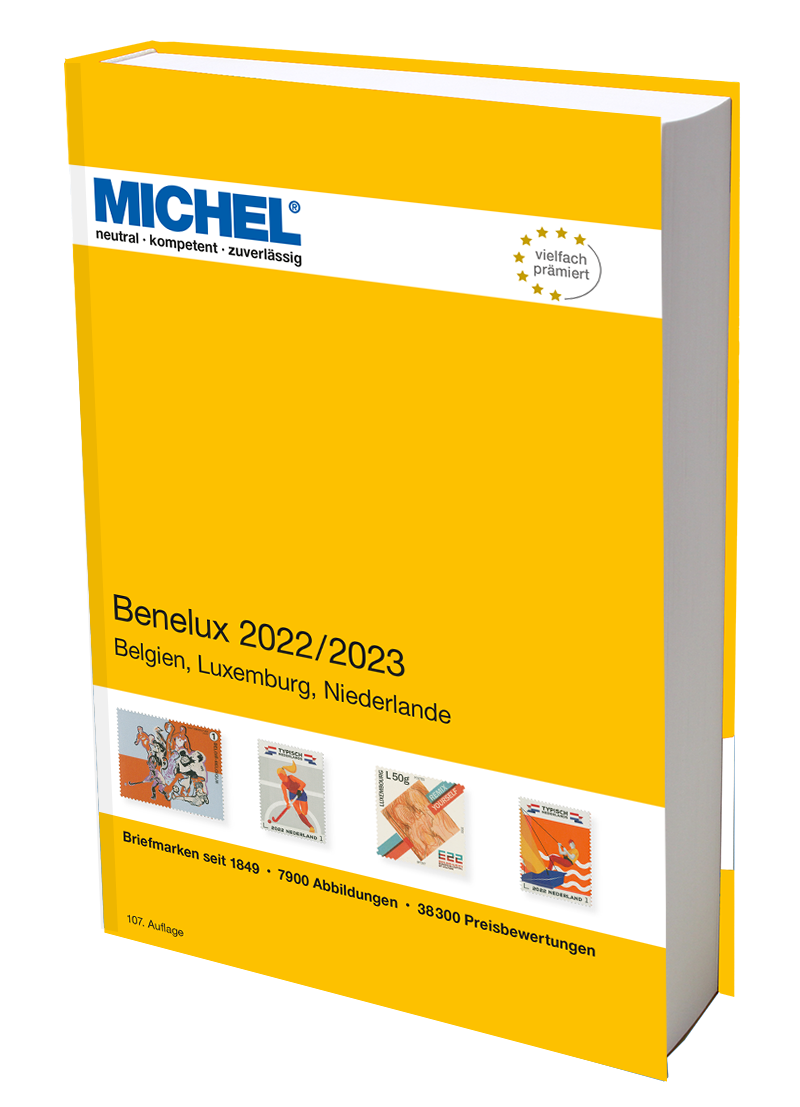 Benelux 2022/2023  MICHEL katalog známek