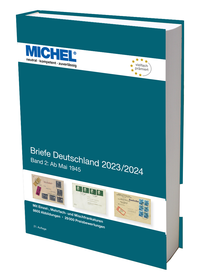 Briefe Deutschland 2023/2024 - Band 2: Ab 1945  MICHEL katalog známek