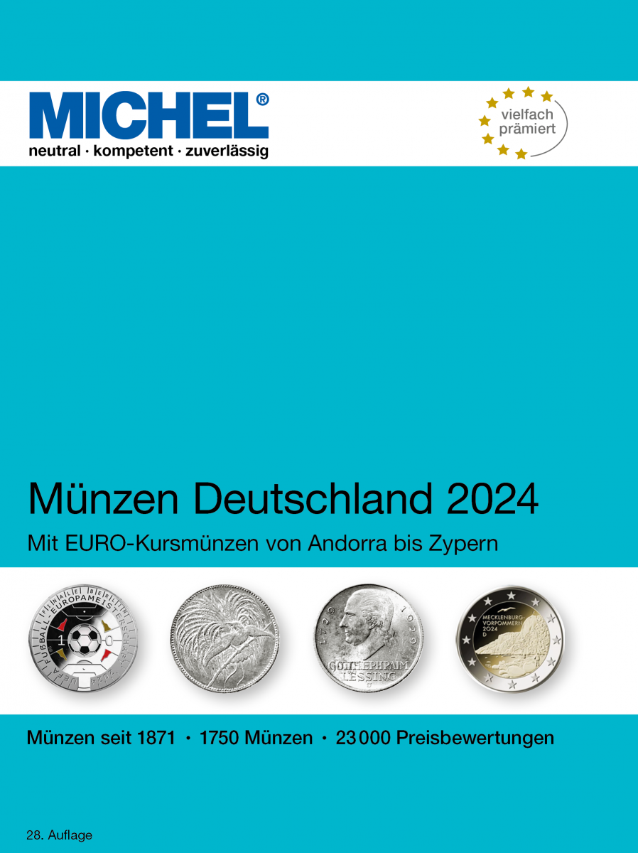 Münzen Deutschland 2024 MICHEL katalog mincí