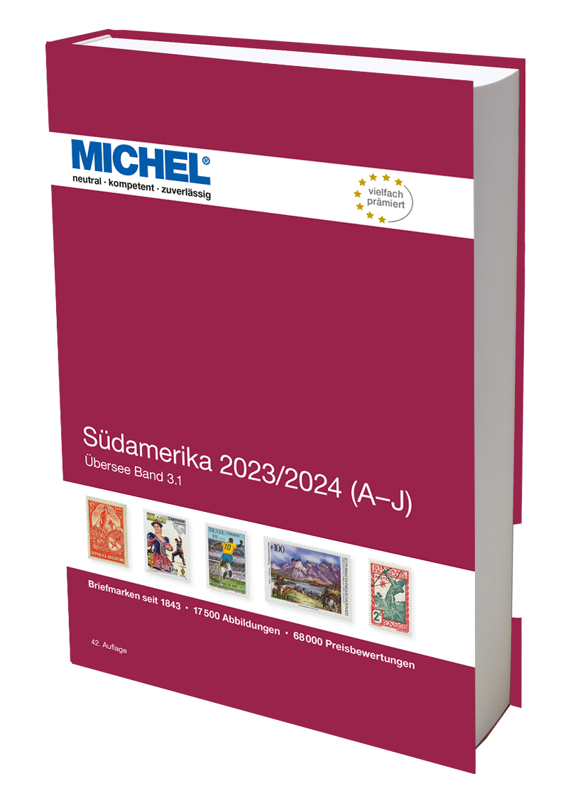 Jižní Amerika / Südamerika 2023/2024 ( 1.díl  A-J )  MICHEL katalog známek