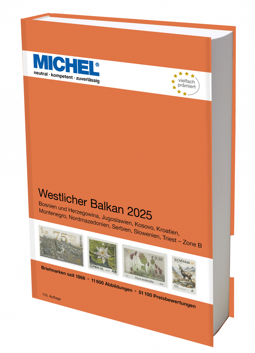 Westlicher Balkan 2025 / Západní Balkán  MICHEL katalog známek