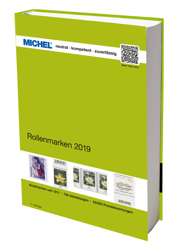 Rollenmarken Deutschland 2019  MICHEL katalog známek
